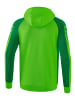 erima Six Wings Trainingsjacke mit Kapuze in green/smaragd