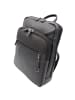 Jump Boston Rucksack 39 cm Leder Laptopfach in black