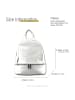 Florence Leder Cityrucksack Florence Rucksack weiß ca. 32cm