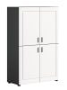 ebuy24 Vitrinenschrank Lago Weiß 90 x 34 cm