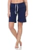 NORMANN Damen Shorty Schlafanzug Pyjama Hose kurz Mix & Match in marine