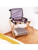 relaxdays Kofferständer in Natur - (B)68 x (H)53 x (T)47 cm