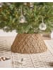 Beliani Weihnachtsbaumkragen VUOTSO in Naturfarben - (W) 43 x (H) 22 x (L) 43 cm