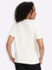 Sieh an! Rundhals-Shirt in apricot + ecru-apricot