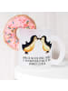 Mr. & Mrs. Panda Tee Tasse Pinguine Kuss mit Spruch in Transparent