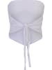 Urban Classics Urban Classics Ladies Knotted Bandeau Top 2-Pack in white+black