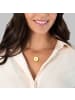 Lulu & Jane Diamant-Kette Kompass Sterling Silber Diamant in gelbgold