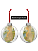 Mr. & Mrs. Panda Weihnachtshänger Otter Bauch Design ohne Spruch in Weiß