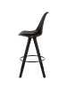 KADIMA DESIGN 2er Set Barhocker Kunstleder / Massivholz