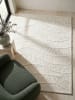 KADIMA DESIGN Teppich Wolle Handgetuftet CARVE Abstrakt Wohnzimmer Modern Wohnlich in Natur