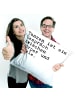 Mr. & Mrs. Panda Deko Kissen Tanzen ist ein Gespräch... mit Spruch in Weiß
