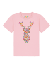 wat? Apparel T-Shirt Floral Deer in Rosa