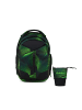 Satch Schulrucksack-Set MATCH "Seismic Green" 2-teilig in Grün