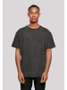 F4NT4STIC Oversize T-Shirt Kanagawa Welle in schwarz