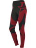 normani Unisex Thermo-Unterhose lang in Schwarz/Rot