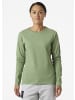 Helly Hansen Longsleeve "Classic Logo" in Grün