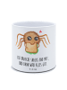 Mr. & Mrs. Panda XL Blumentopf Spinne Agathe Sandwich mit Spruch in Weiß