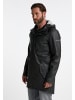 TUFFSKULL Herren Regenmantel in Schwarz