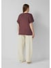 QS T-Shirt in 49D0_bordeaux