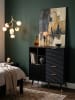 KADIMA DESIGN Sideboard 77x97x40 cm Anrichte mit Eiche-Dekor, Kommode mit