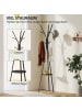 HOMCOM Garderobenständer-45L x 45B x 180H cm-Schwarz