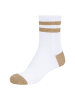 camano Socken silky touch colourblock Lurex 4er Pack natural