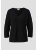 s.Oliver Strickpullover 3/4 Arm in Schwarz