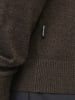 Jack & Jones Strickjacke mit Viertelreißverschluss in Mulch