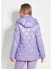 GOLDNER Herbstjacke Damen mit welliger Steppung im sportlichen Look in flieder