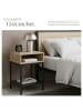 tectake Beistelltisch Harlow 40,5x40,5x59cm