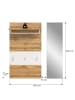 ebuy24 Garderobenmöbelset Jam (2-teilig) Weiß 90 x 27 cm