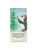 Mr. & Mrs. Panda Handtuch Pinguin Weihnachtsbaum Design mit Spruch in Eisblau