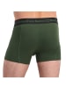 Bamboo Basics Boxershort 3er Pack in Schwarz/Grün/Blau