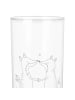 Mr. & Mrs. Panda Wasserglas Füchse Liebe ohne Spruch in Transparent