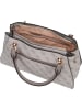 Guess Handtasche Noelle II Luxury SAT Logo in Dark Taupe Logo