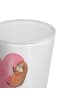 Mr. & Mrs. Panda Schnapsglas Faultiere Herz ohne Spruch in Transparent