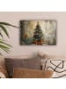 OnlyWow Leinwand Bilder Rostfarben