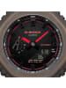 Casio G-Shock Classic Ana-Digi Uhr Braun/Rot