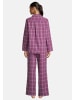 Seidensticker Schlafanzug Classic Flanell in Mauve shadow