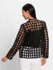 Heine Blusenblazer in schwarz-gemustert