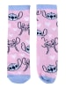 Cerda 4er - Pack Kindersocken Disney Stitch & Angel Geschenkset mit Spardose in Bunt