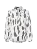 Marie Lund Blusenshirt in ecru anthrazit - 0005