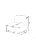 Beliani Sofaelement AMLI in Grün/Braun - (W) 80 x (H) 75 x (L) 87 cm