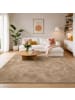 Pergamon Hochflor Langflor Teppich Super Soft Melia in Taupe