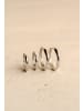 Hey Happiness 2er-Set: Ohrringe Creolen Klassisch 925 Sterlingsilber in Silber