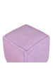 Beliani Pouf ALIPUR in Violett - (W) 40 x (H) 40 x (L) 40 cm