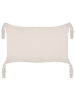 Beliani 2er-Set Dekokissen HAKONE in Grün/Beige