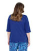 Ulla Popken Pyjama-Shirt in indigo
