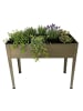 relaxdays Hochbeet in Beige - (B)85 x (H)80 x (T)40 cm