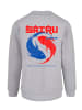 F4NT4STIC Sweatshirt Koi Fish Japan Streetstyle in grau meliert